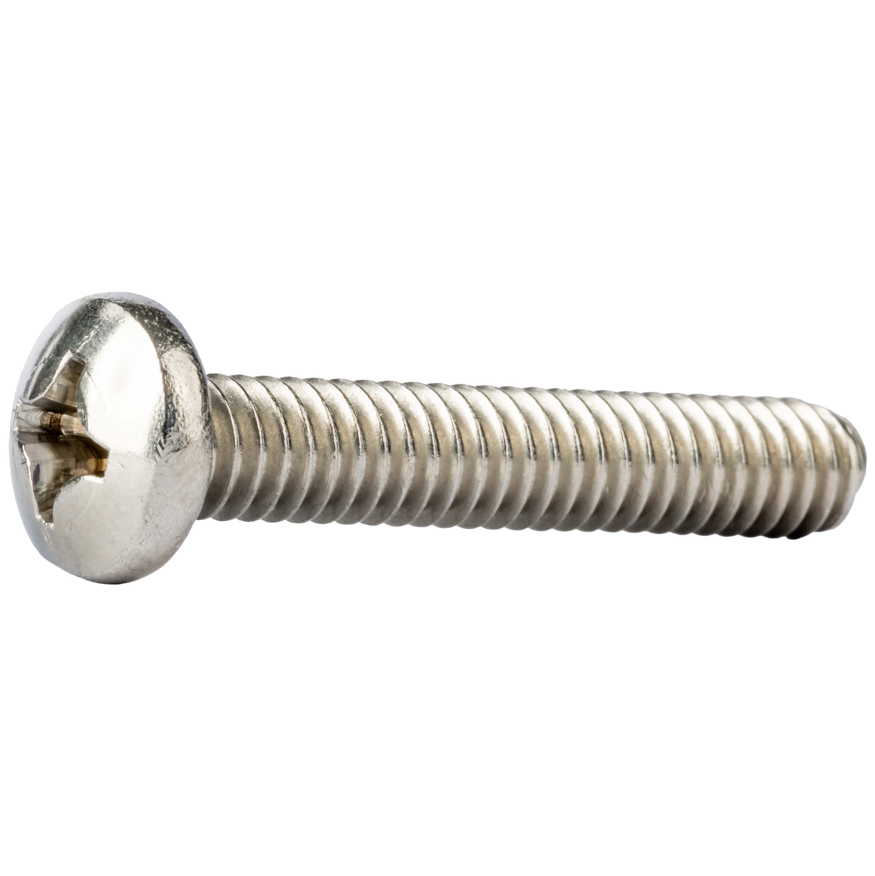 18/8 Machine Screws - Phillips Pan Head - 10-32 x 1/2